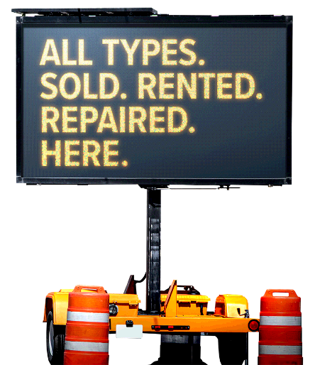 rental repair sign